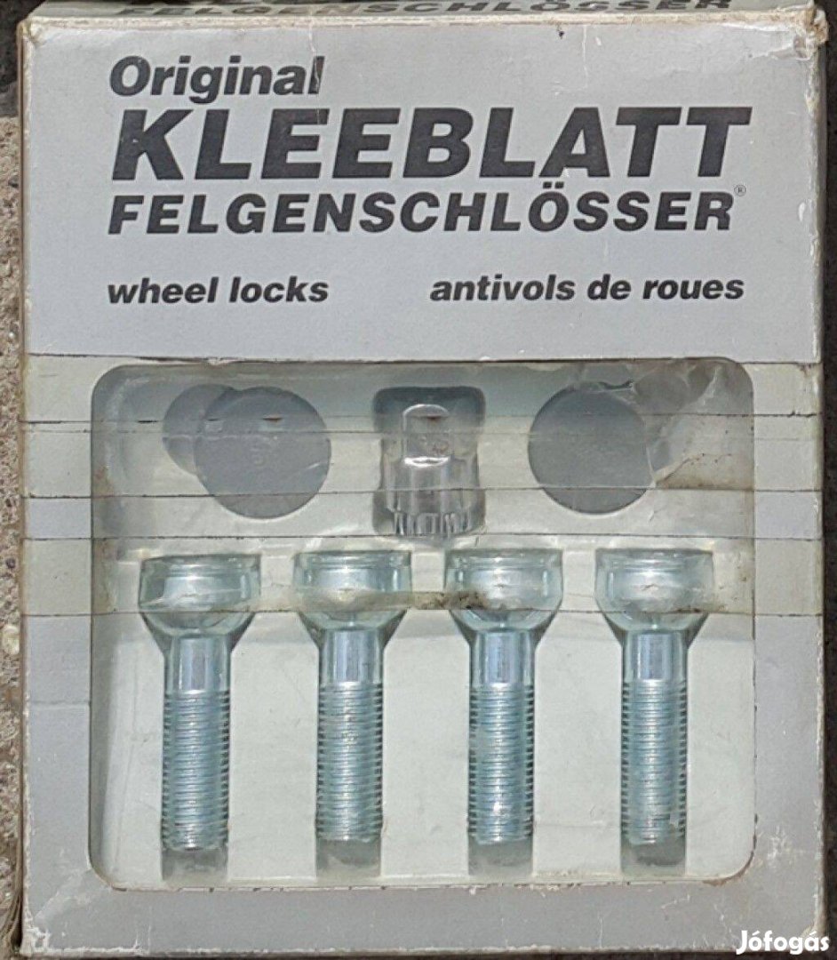 Kleeblatt hosszított kerékőr csavar, M14x1,5, 41mm, rádiuszos. (Utolsó