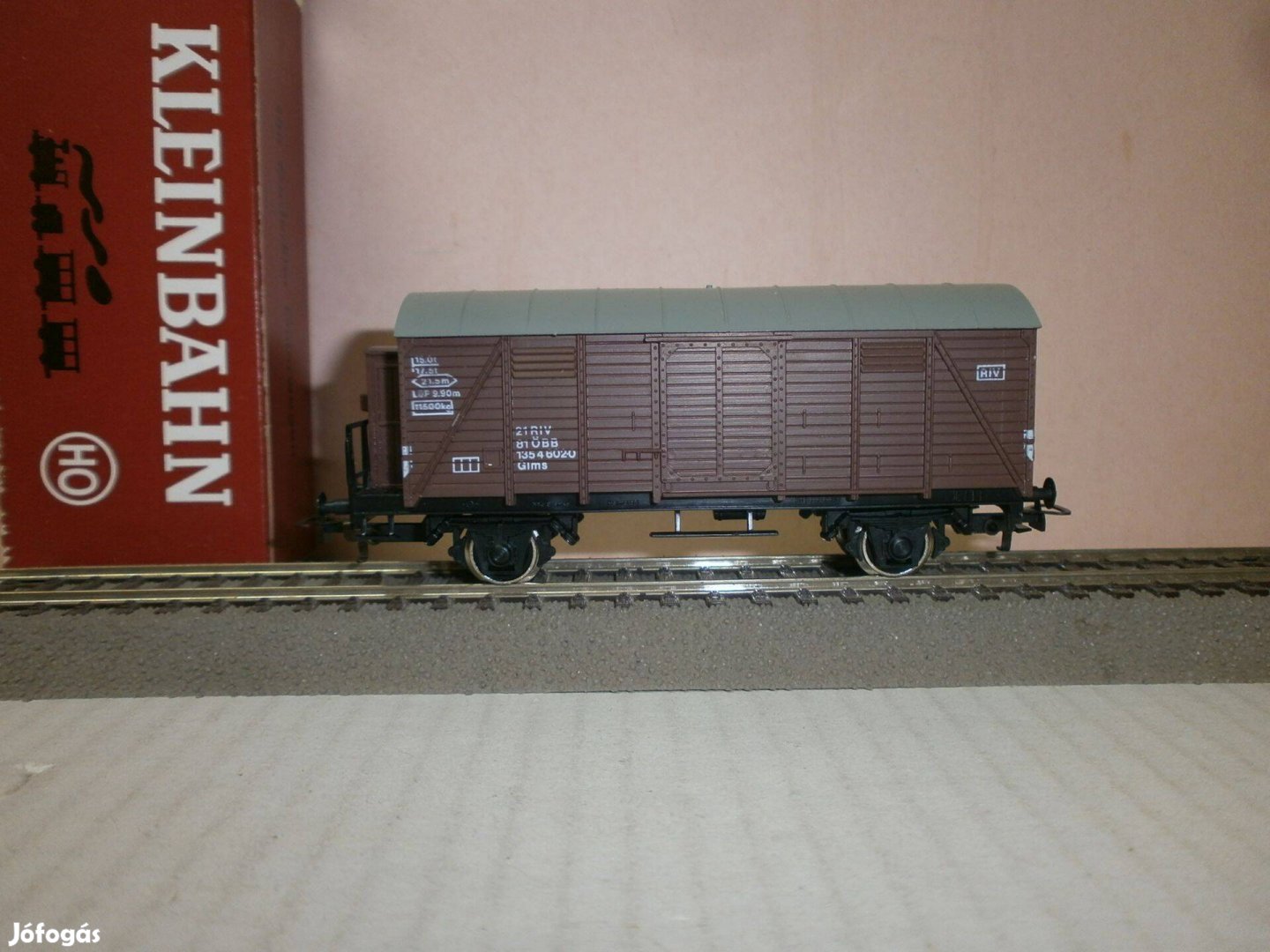 Kleinbahn 300 - Őbb - zárt teher kocsi - H0 - (K-19)