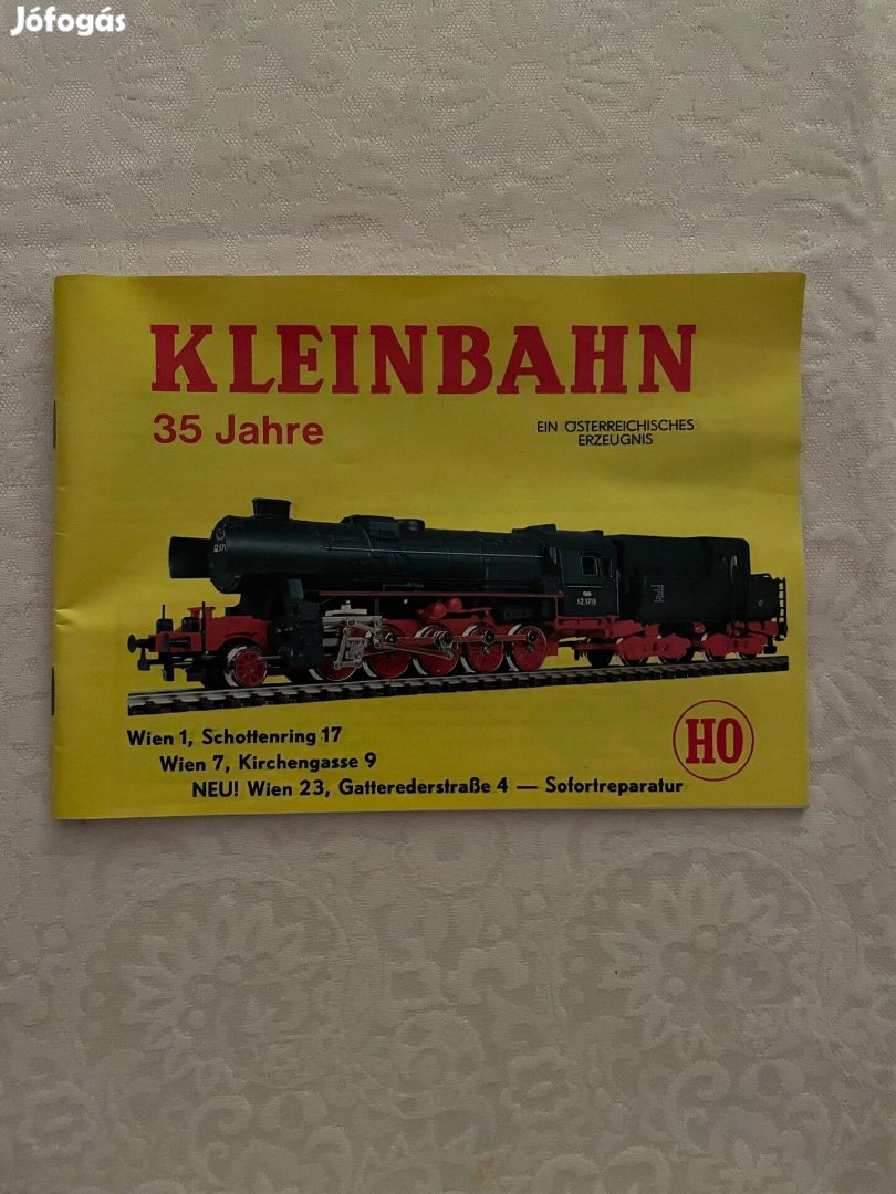 Kleinbahn H0 méretű vasútmodell katalógusok