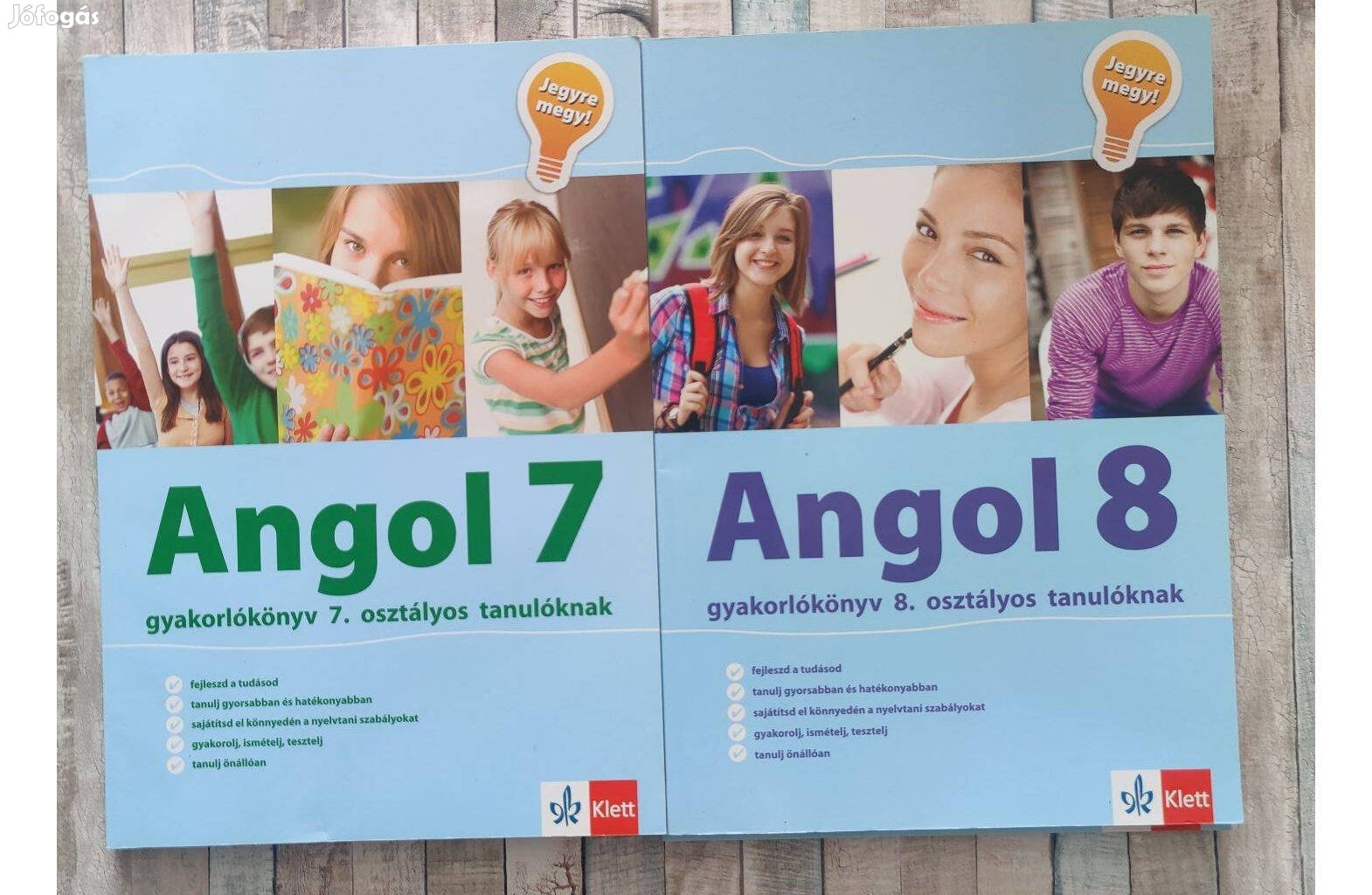 Klett kiadó angol gyakorló 7, 8