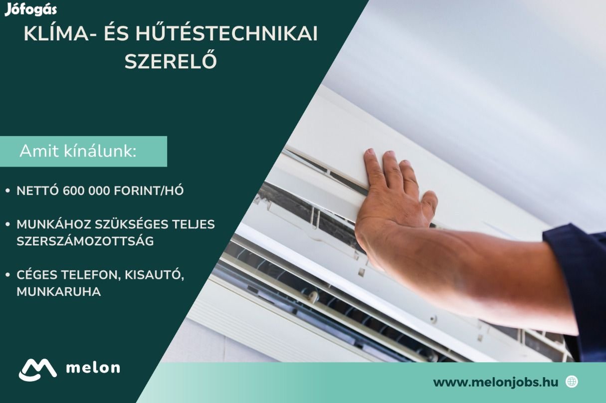 Klíma- és hűtéstechnikai szerelő