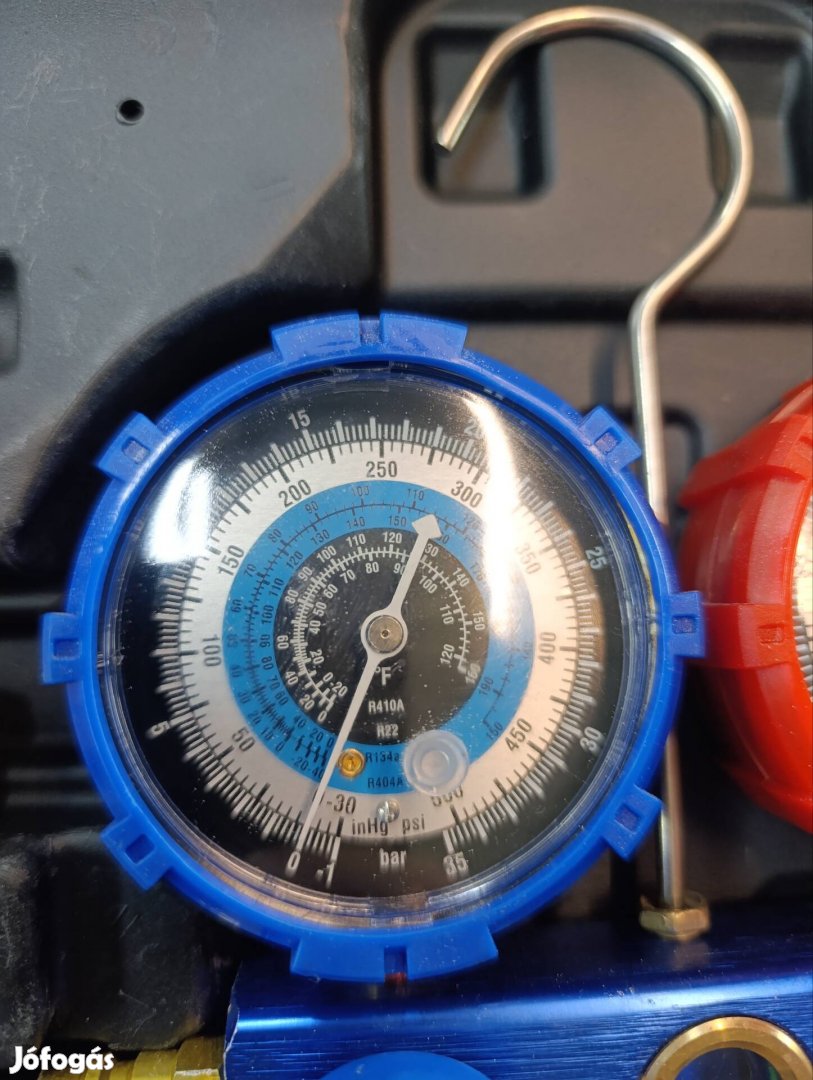 Klíma nyomásmérő, klíma szett R134A, R22, R410A, R404A