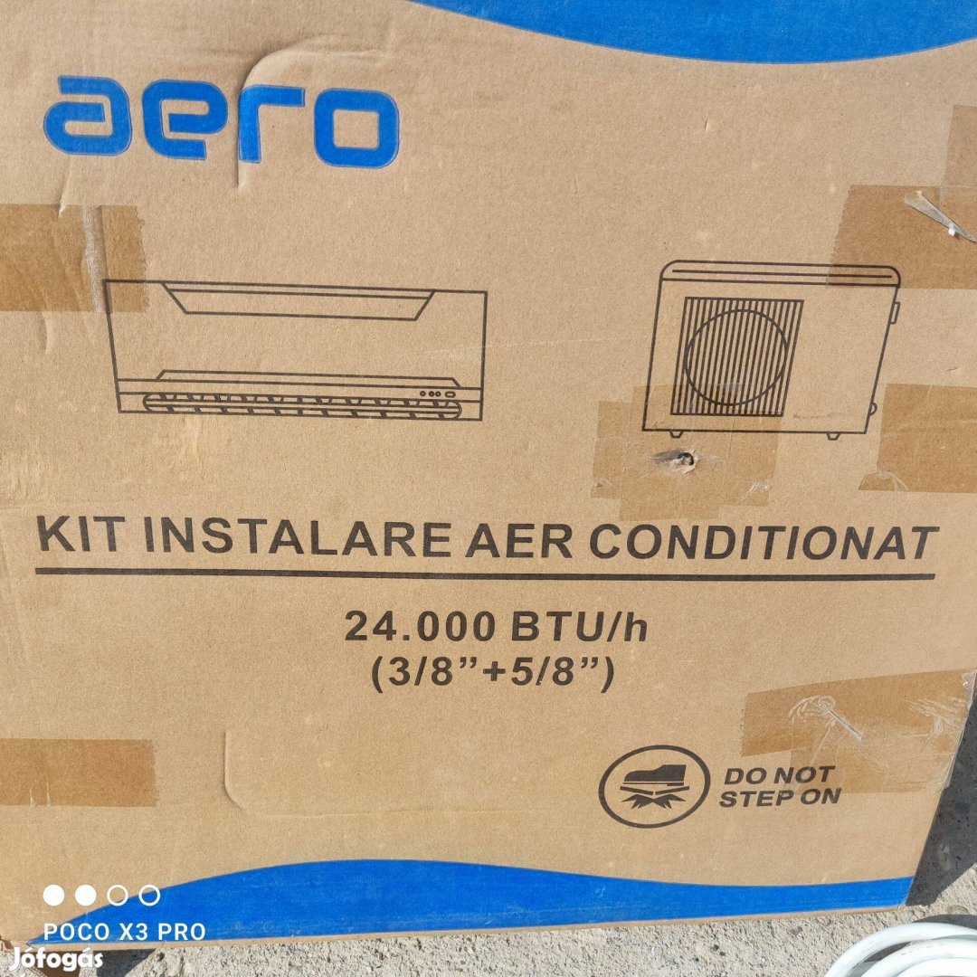 Klíma rézcső szett 3/8"-5/8" 3-rom méteres