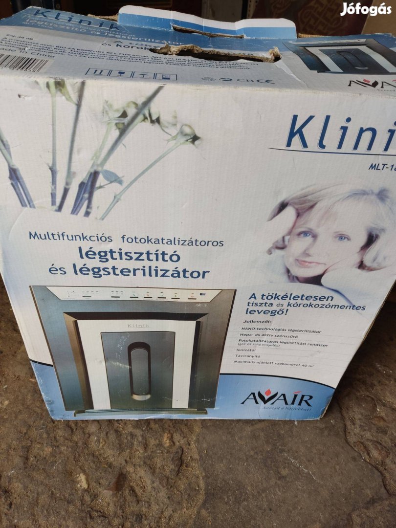 Klinik légtisztitó és légsterilizátor eladó