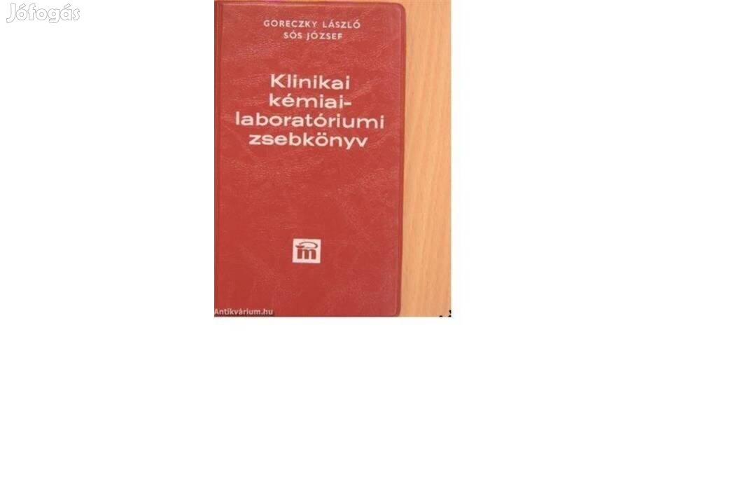 Klinikai kémiai laboratóriumi zsebkönyv, 1983, újszerű