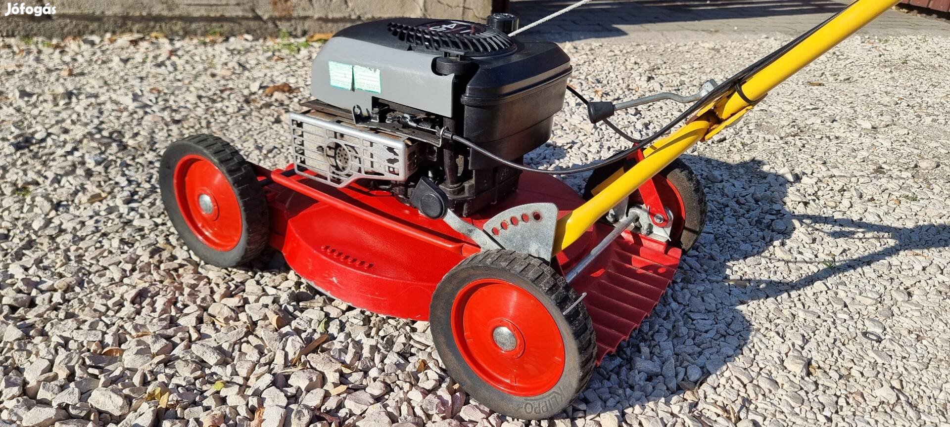 Klippo svéd 53cm aluvázas Briggs benzines mulcsoló mulcsozó fűnyíró