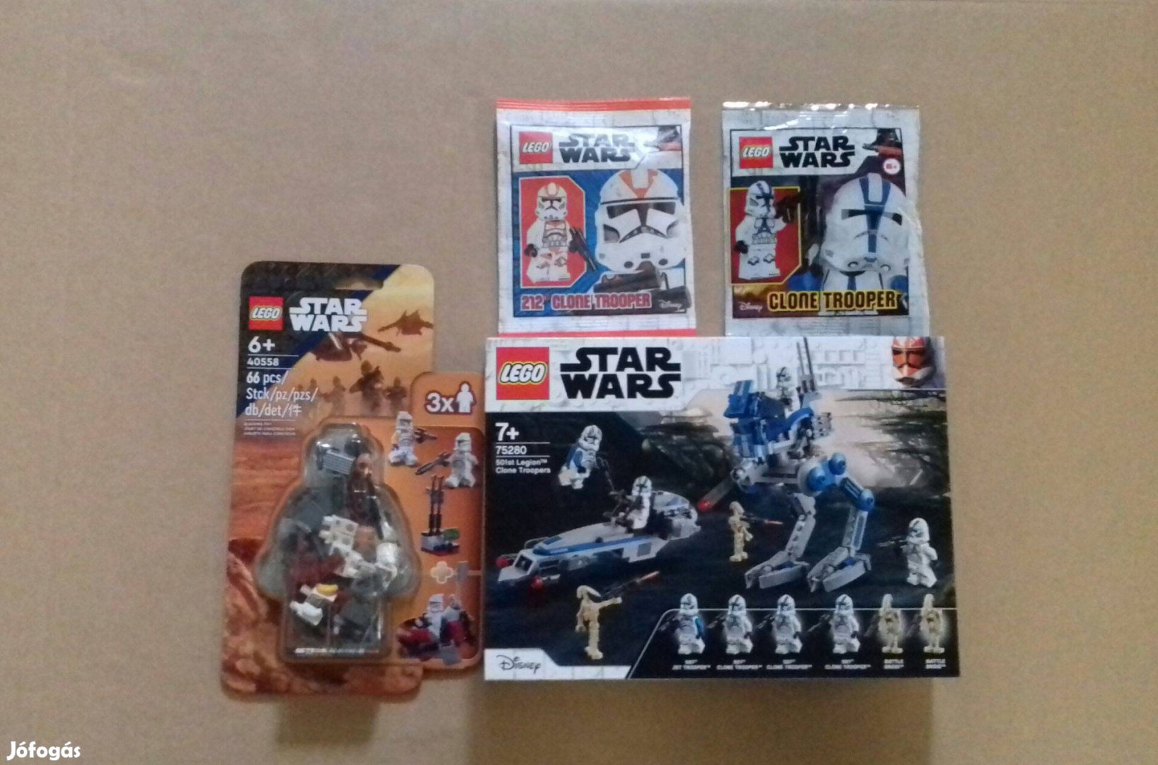 Klón katonás Star Wars LEGO 75280 40558 212.th Clone Trooper Fox.árban