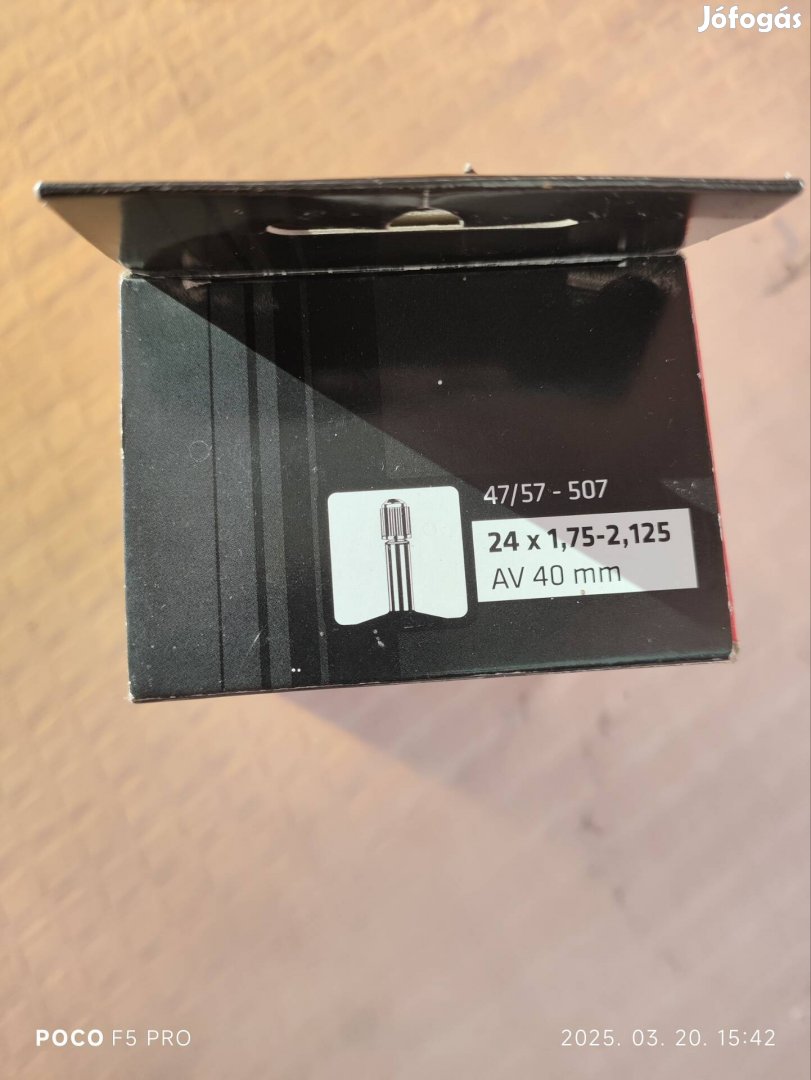 Kls 24x1,75/2,1 -es belső gumi eladó