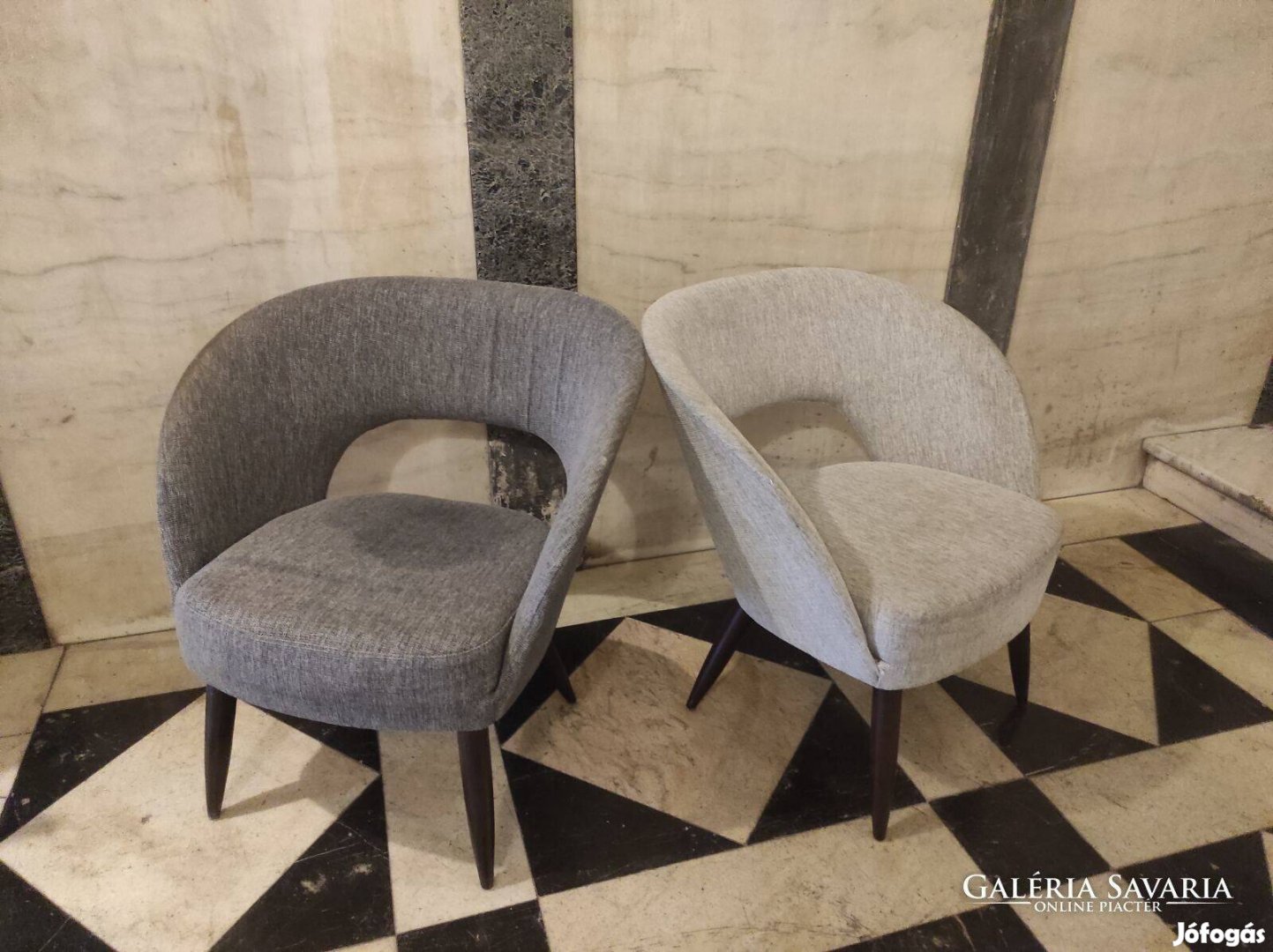 Klub fotelek Mid Century Kovács Zsuzsa