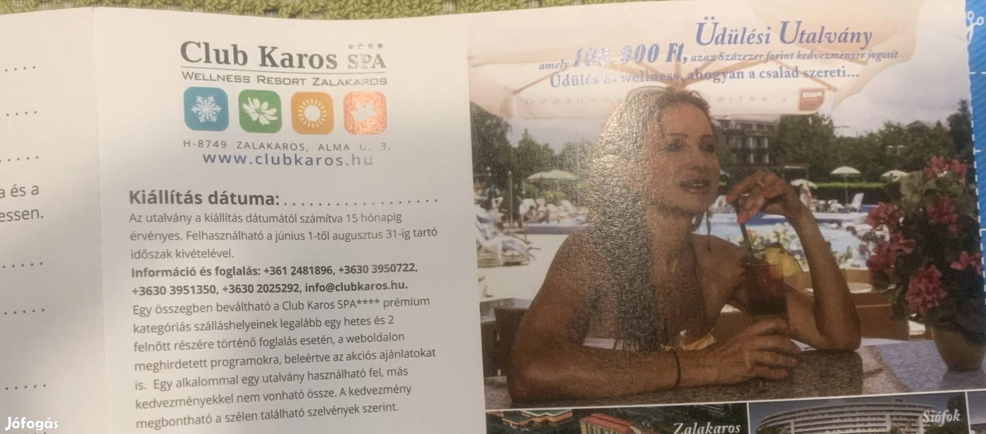 Klub karos spa utalvány