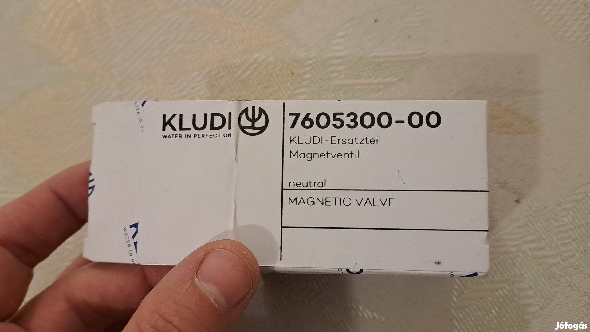 Kludi 7605300-00 mágnesszelep