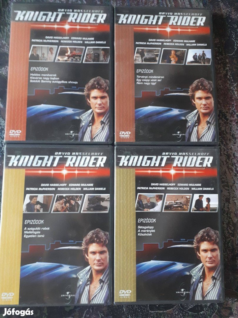 Knight Rider DVD (David Hasselhoff) 4 db DVD egyben