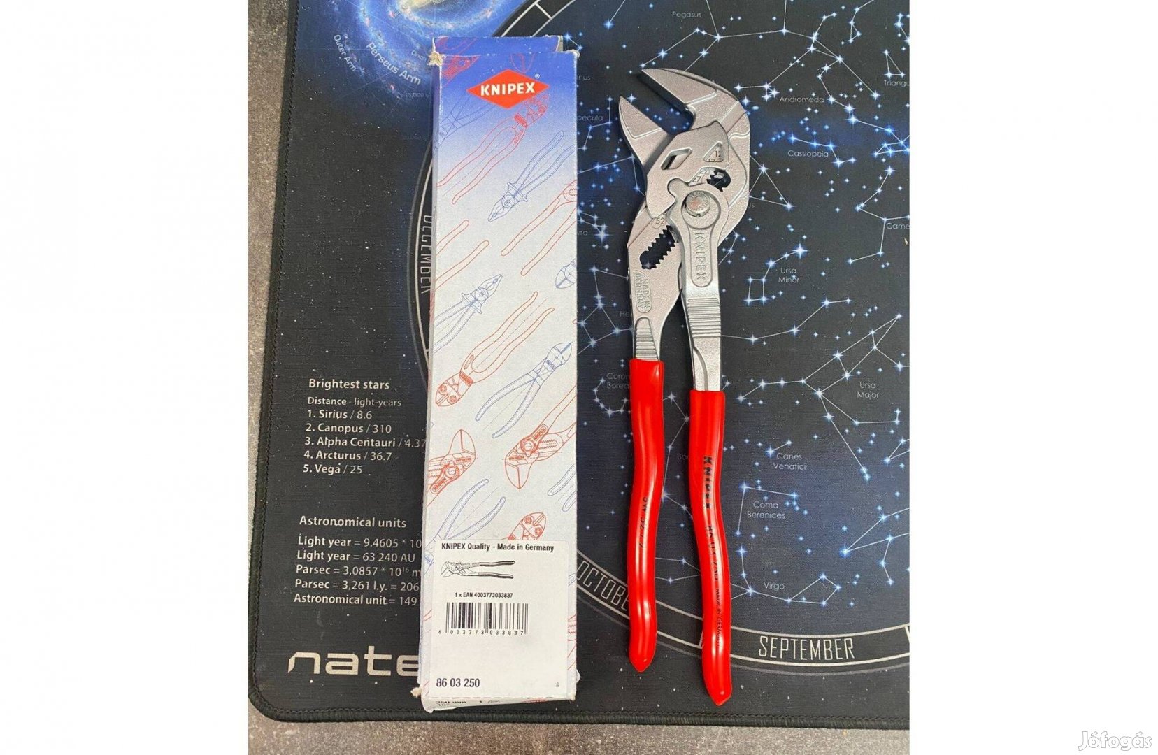 Knipex 250mm-es szerelvényező fogó