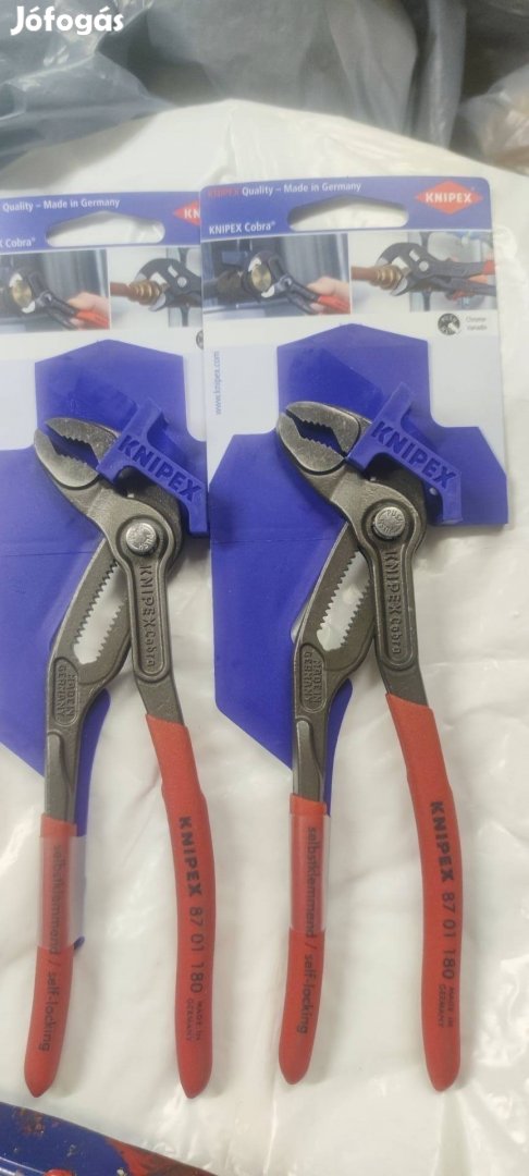 Knipex Cobra 180 mm eladó 