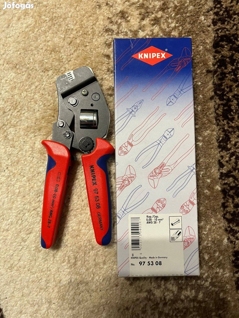 Knipex érvéghüvely fogó 0,08-10 mm2