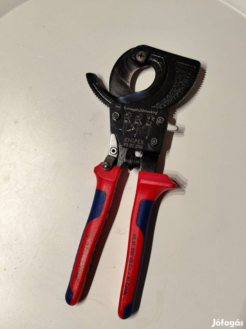 Knipex réz és alumínium kábelvágó olló 95 31 250