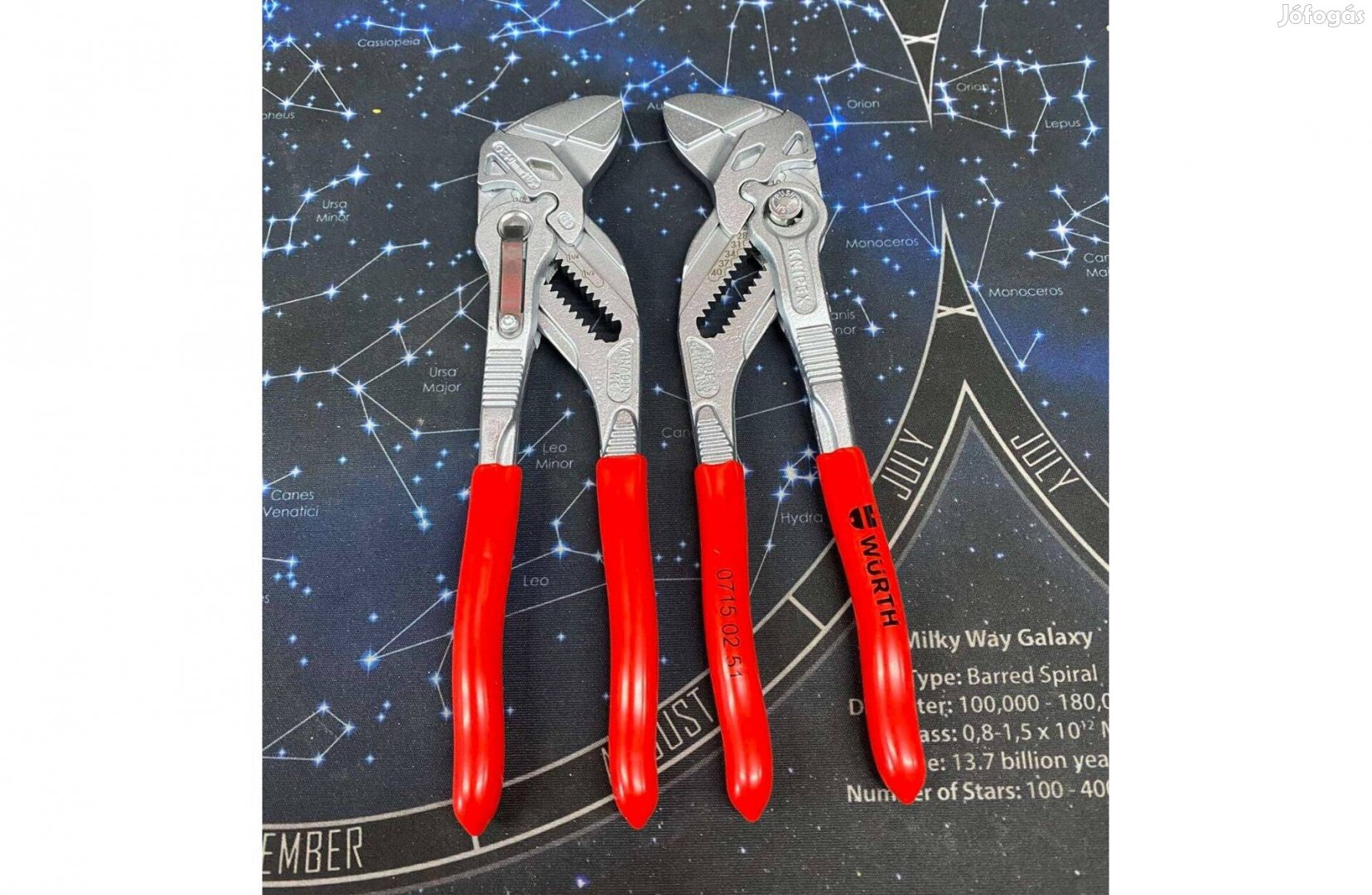 Knipex szerelvényező fogók 180mm-es