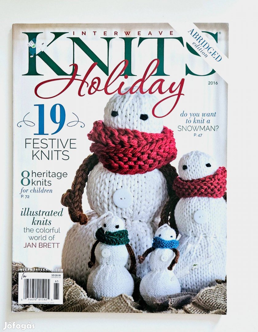 Knits holiday angol nyelvű kötögetős magazin