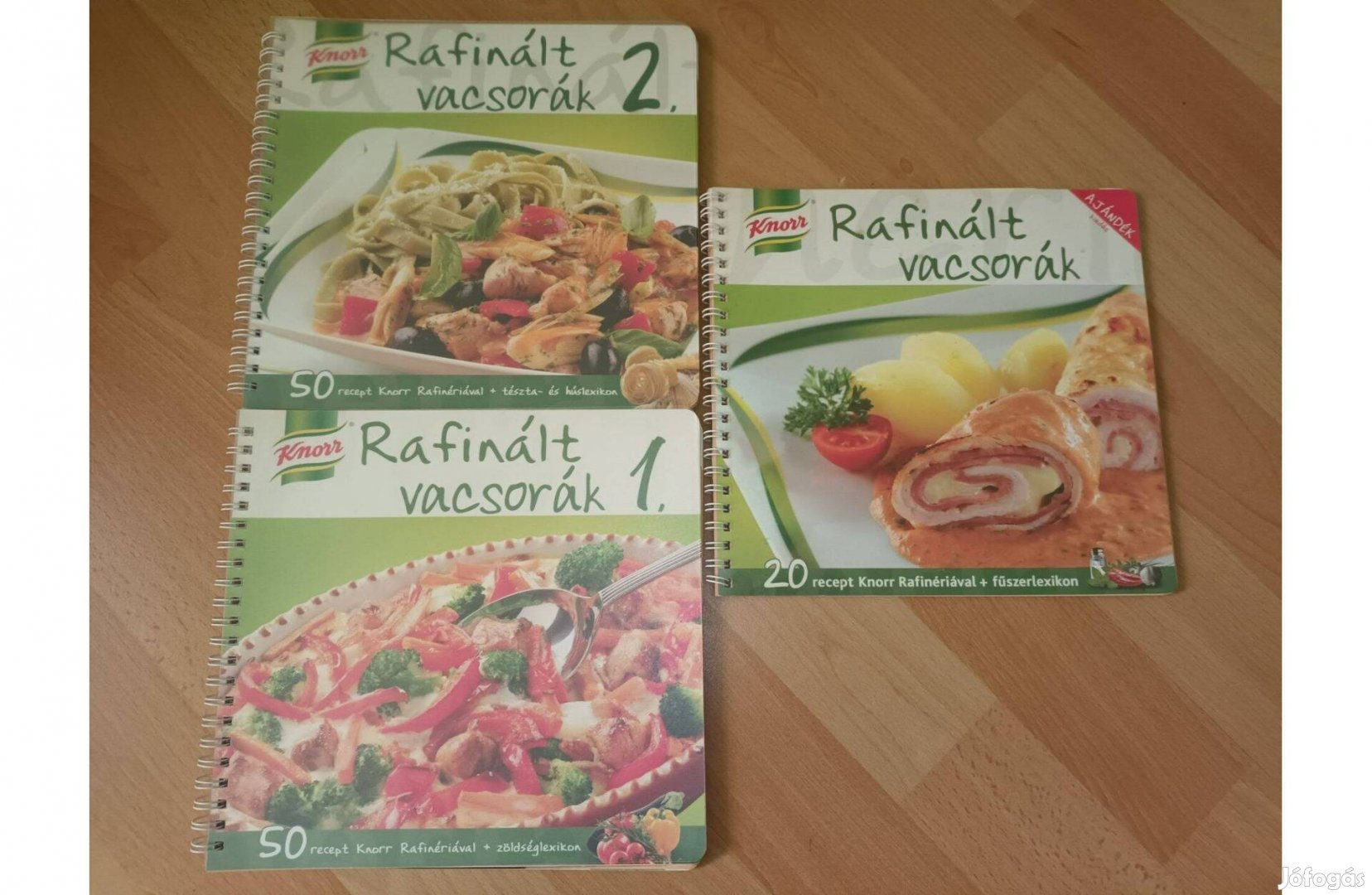 Knorr Rafinált vacsorák receptkönyvek - 3db