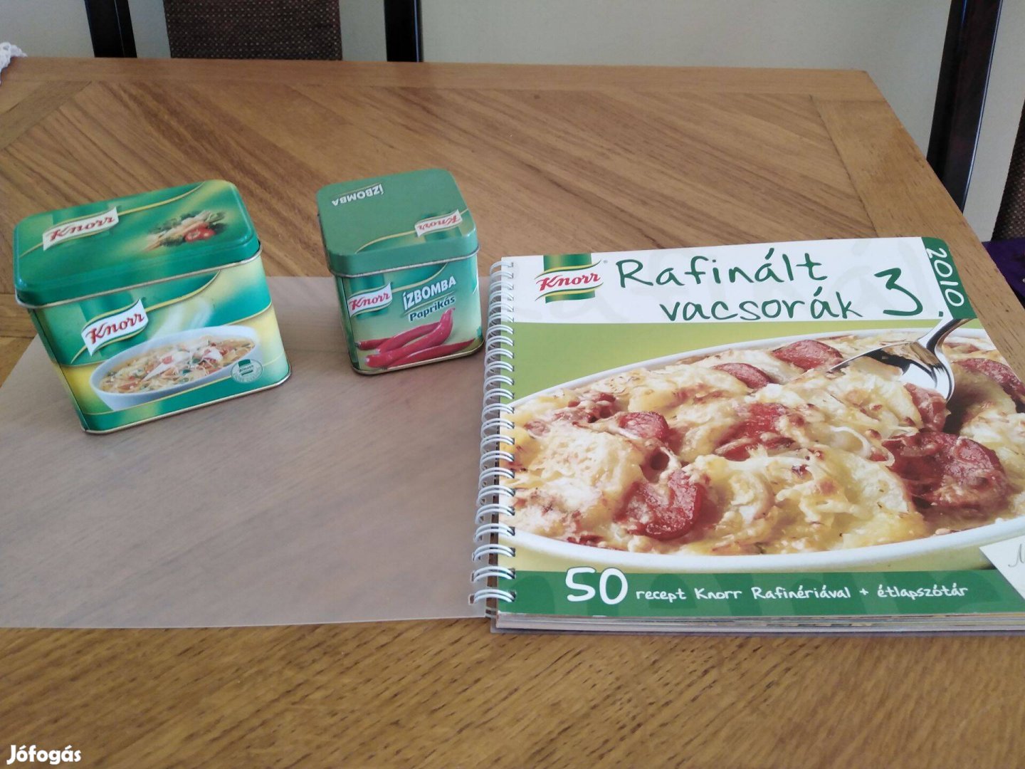 Knorr dobozok és recepteskönyv