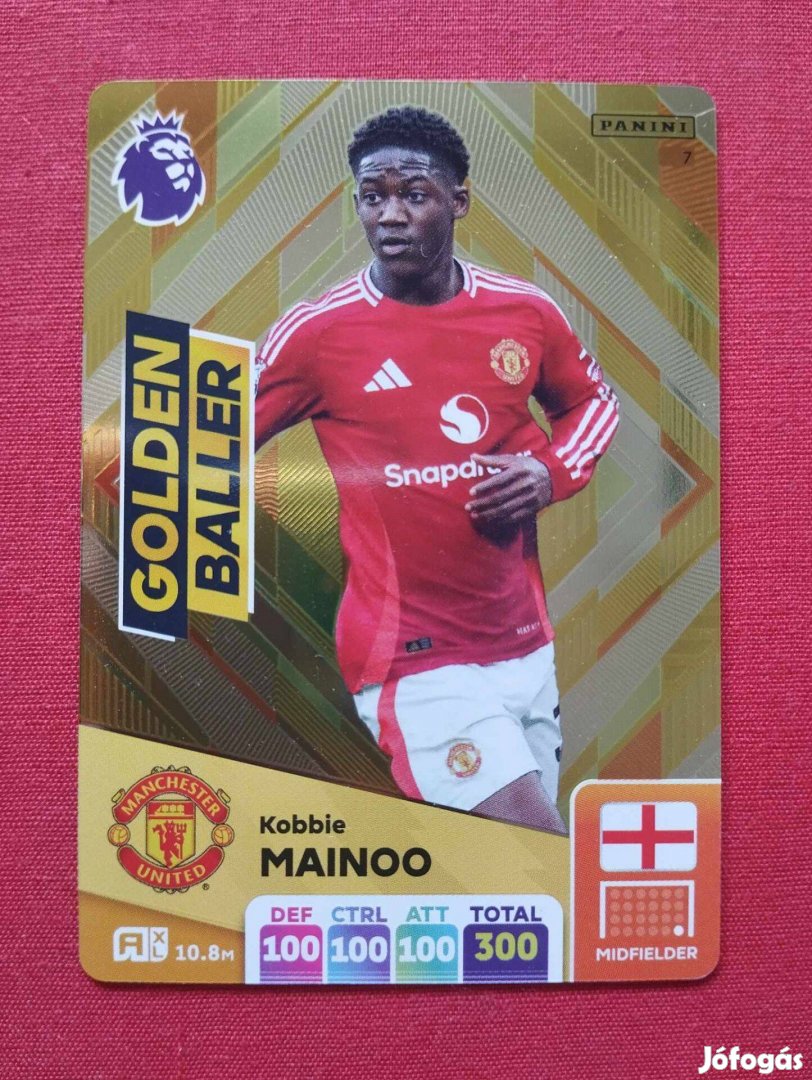 Kobbie Mainoo (Manchester United) FIFA 365 2025 Golden Baller kártya