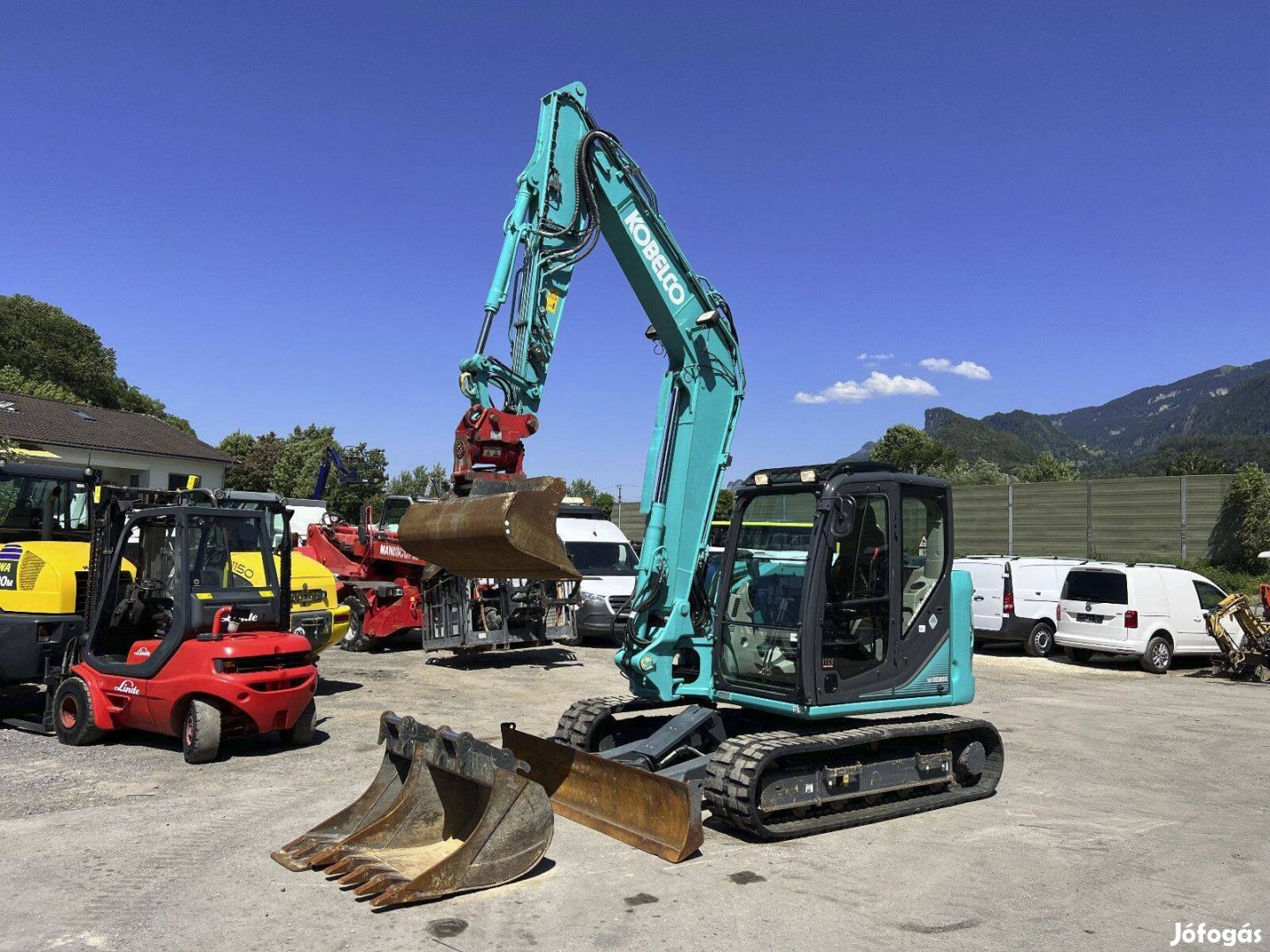 Kobelco Sk85 MSR-3E / 1800üó / Powertilt / Lízing 20%-tól