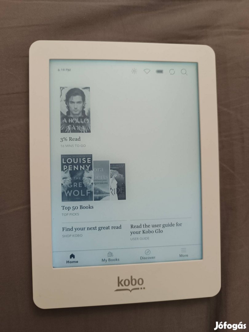 Kobo Glo e-book reader, e-könyv olvasó