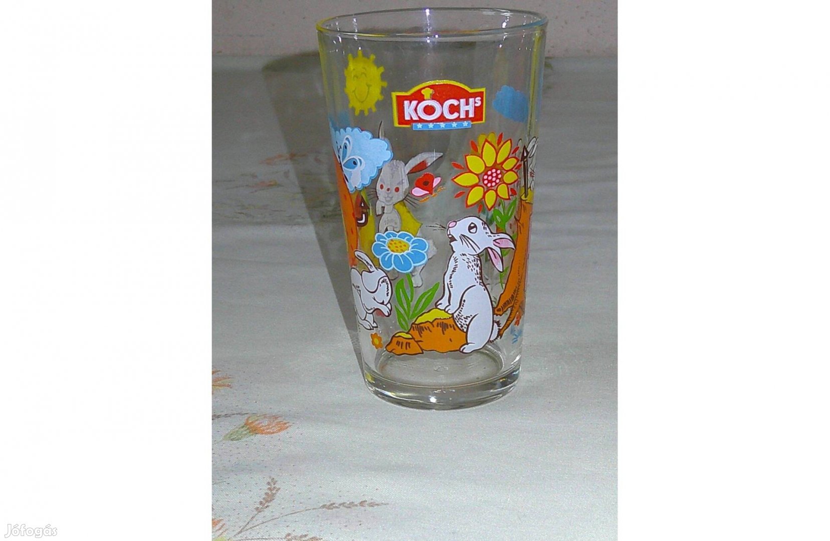 Koch üveg pohár Nyuszi