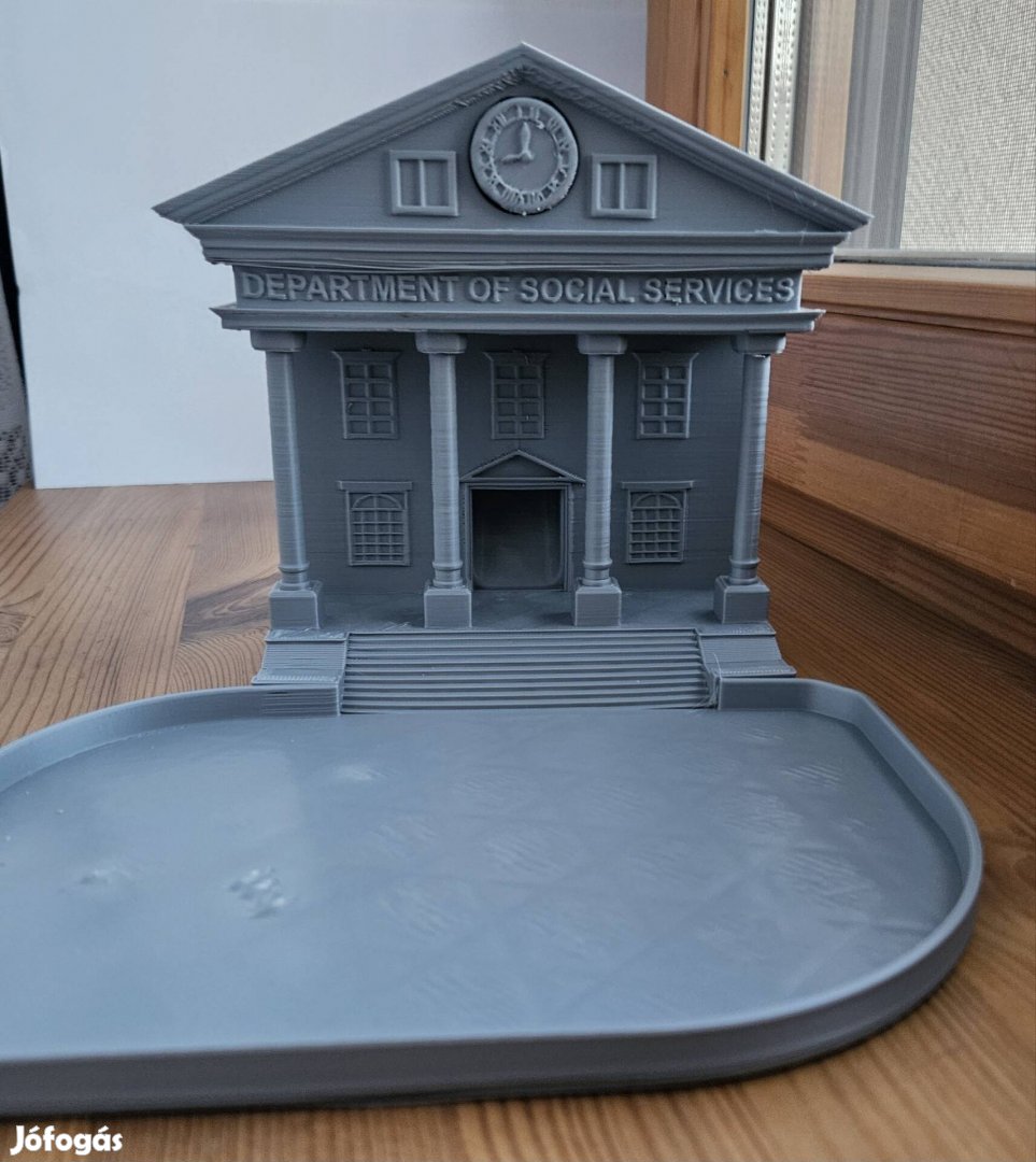 Kocka torony épület 3D