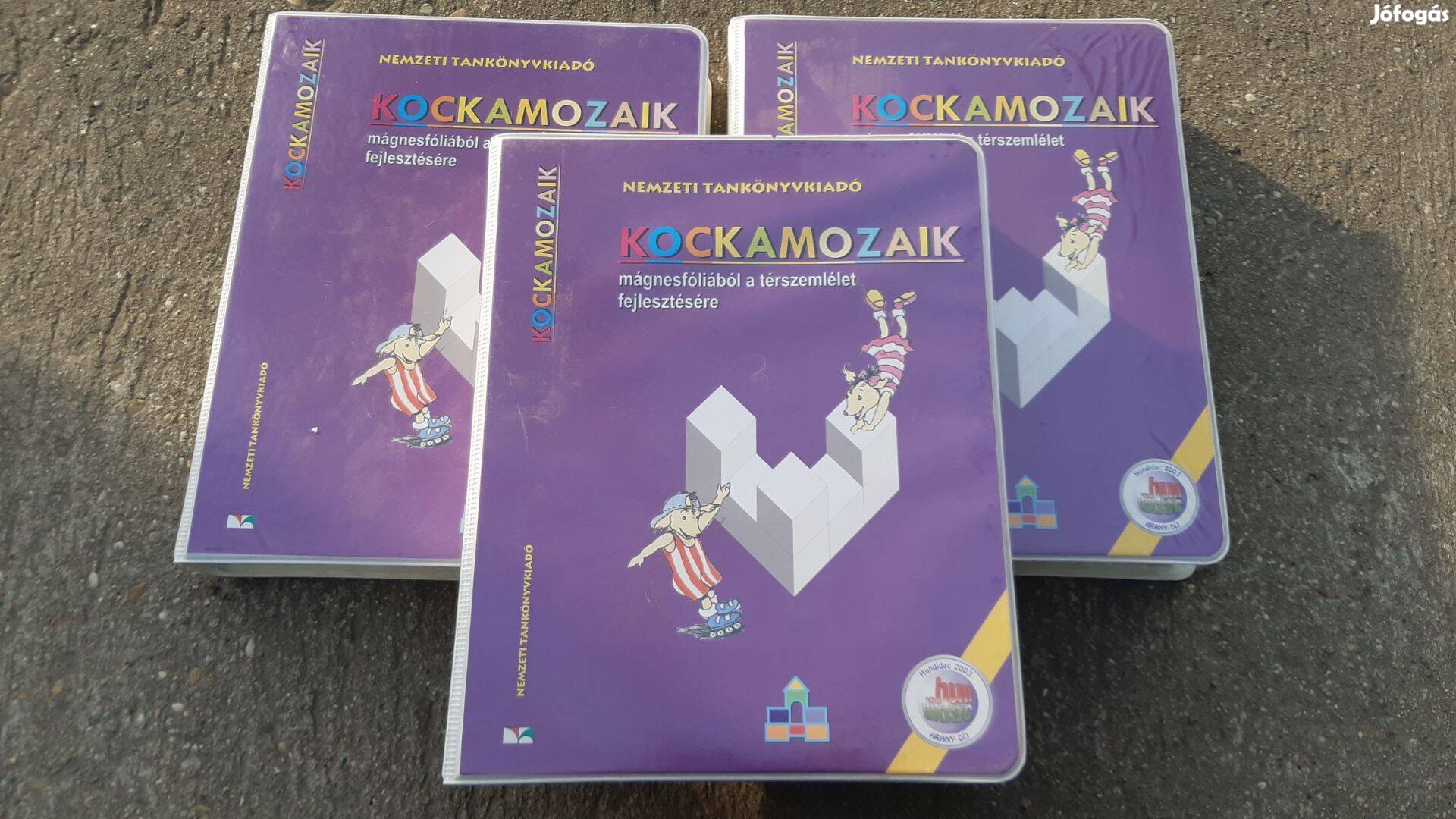 Kockamozaik - mágnesfóliából a térszemlélet fejlesztésére kocka mozaik