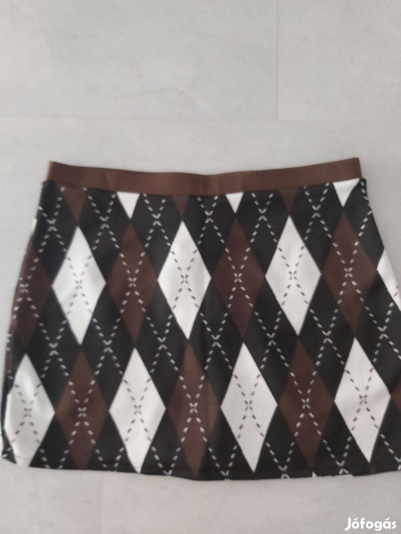 Kockás H&M szoknya M