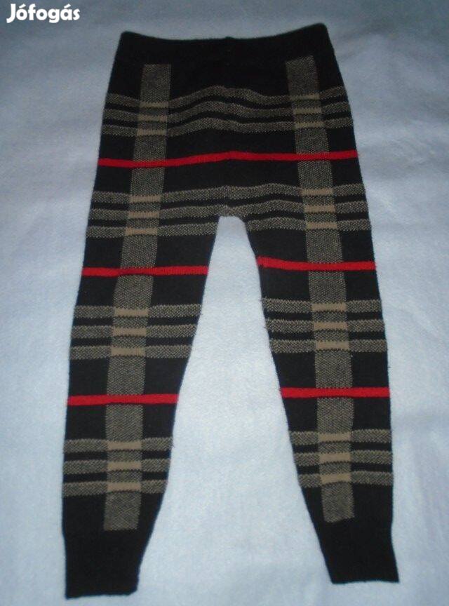 Kockás jogger nadrág 2-3 évesre méret 98