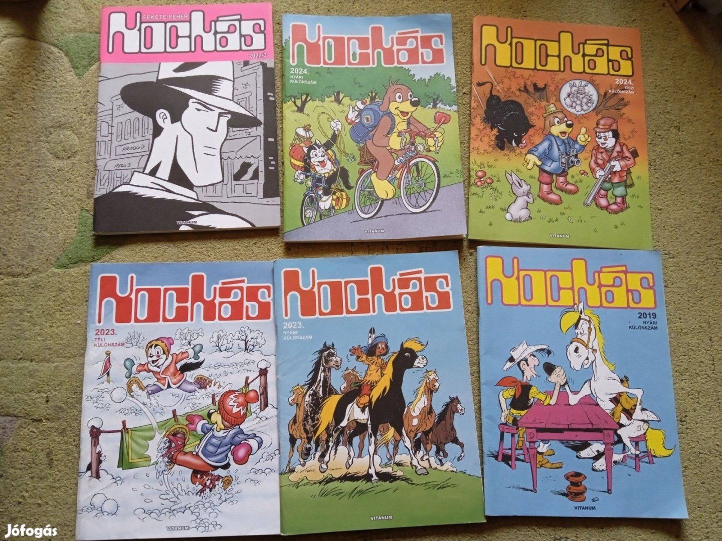 Kockás magazin különszámok 2019-2024 és fekete - fehér kockás 2022/3ám