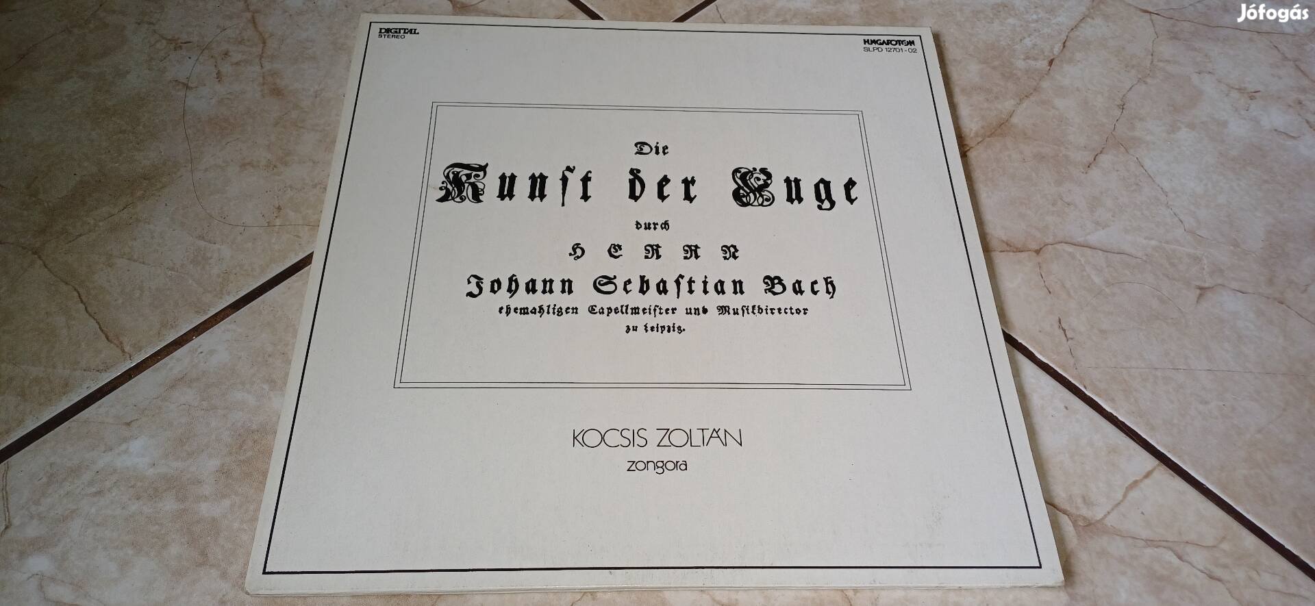 Kocsis Zoltán Bach dupla bakelit lemez