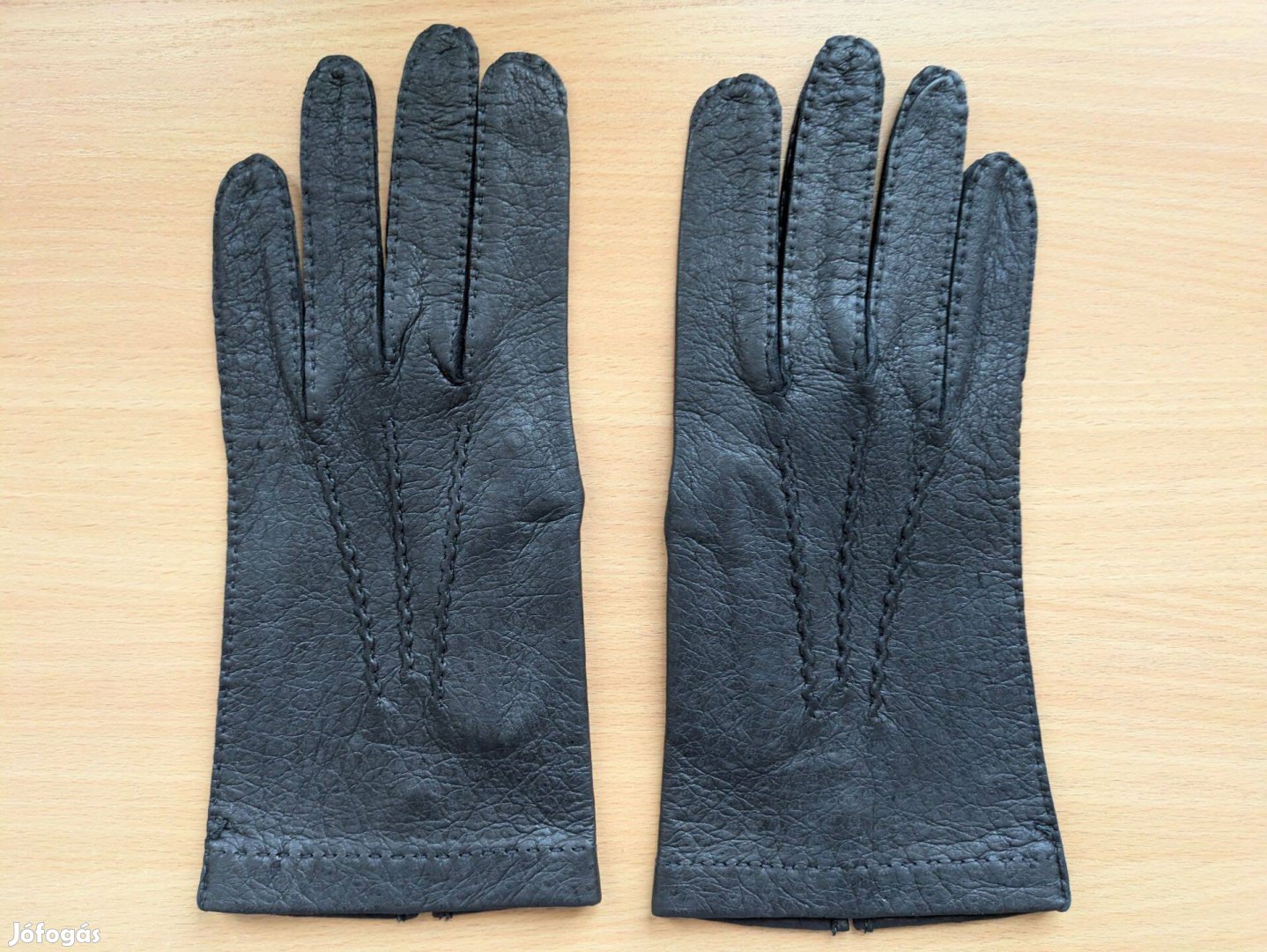 Kocsis fekete bőrkesztyű