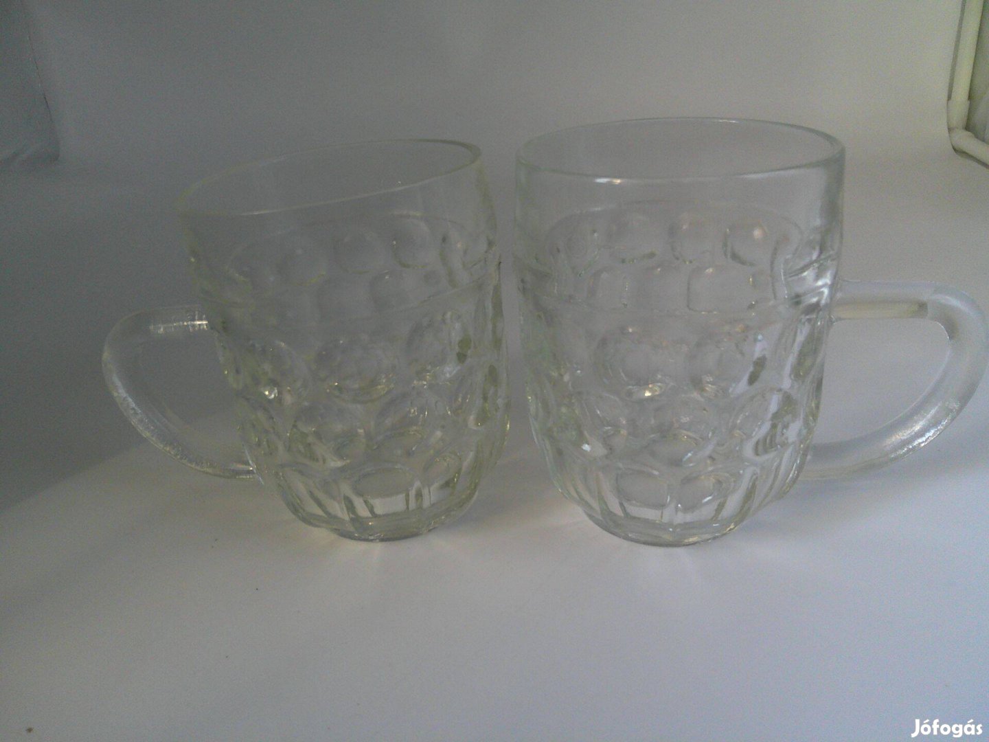 Kocsmai üveg sörös korsó 3 dl.-es, 2 db.