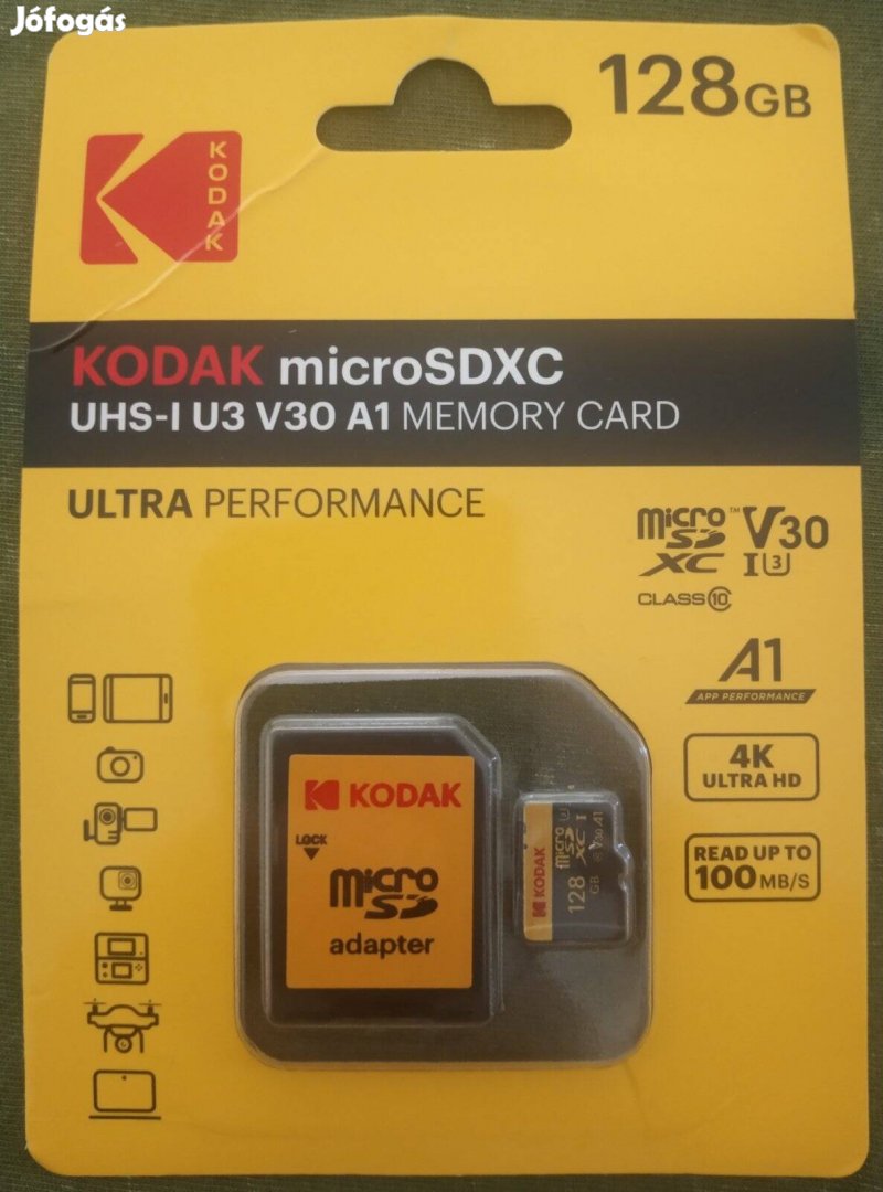 Kodak 128 GB micro sd kártya