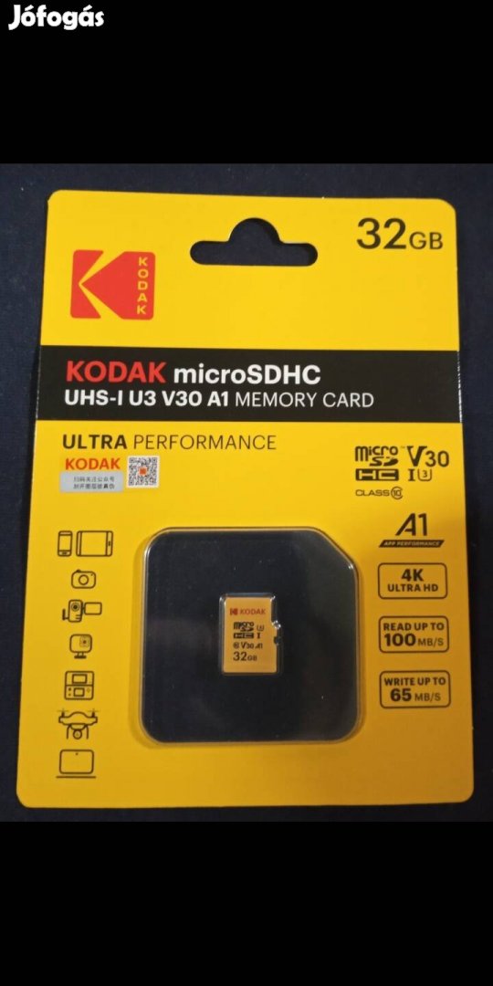 Kodak 32 GB sd kártya