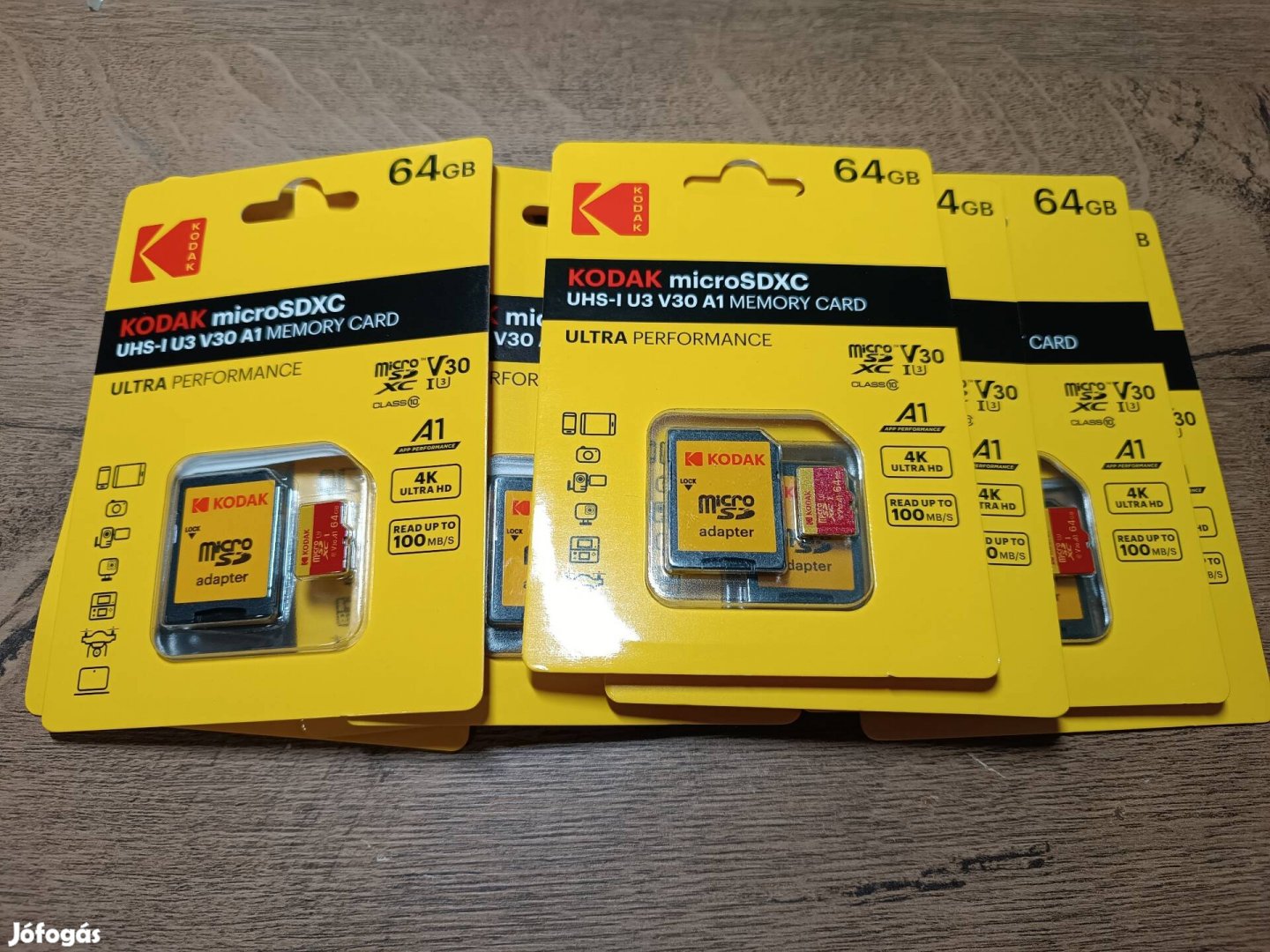 Kodak 64 GB memória kártya , sd kártya 100mb/s