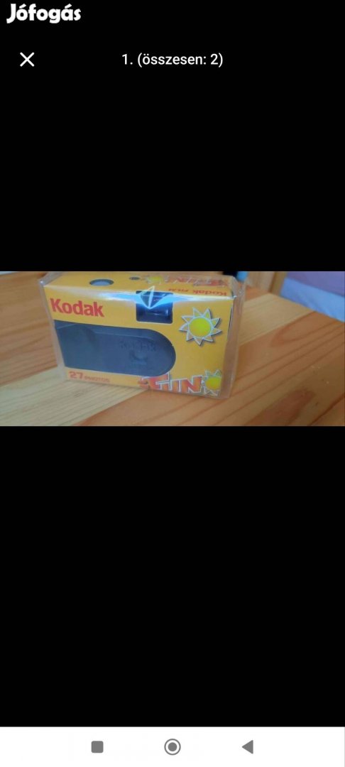 Kodak Fun eldobható fényképezőgép új!