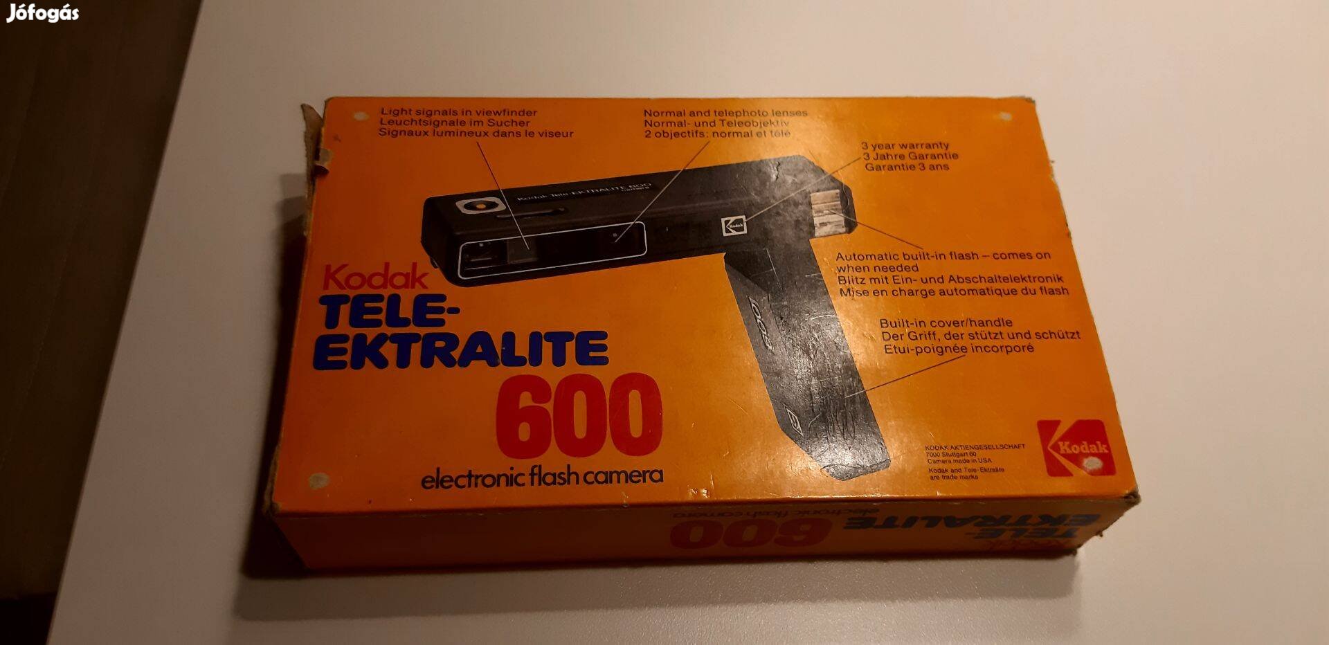 Kodak Tele-Ektralite 600 hagyományos fényképezőgép