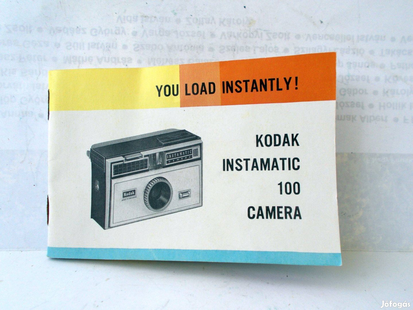 Kodak instamatic 100 használati utasítása