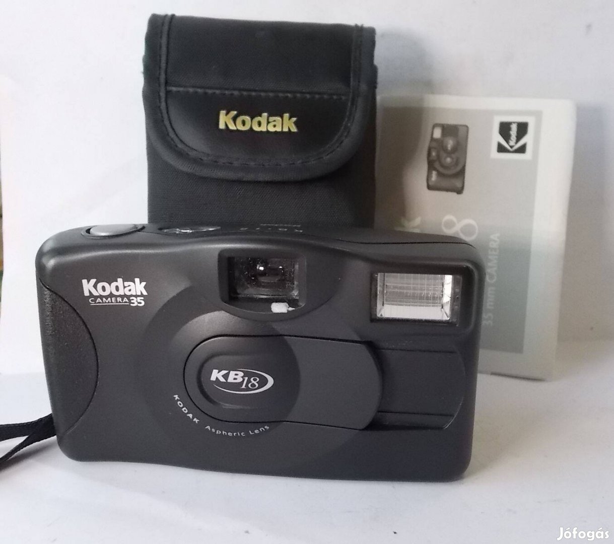 Kodak objektív zárás fényképezőgép tokjával