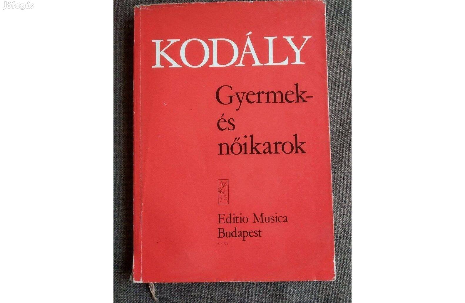 Kodály Gyermek és női karok Ritka