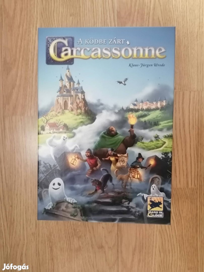 Ködbe zárt Carcassonne társasjáték 