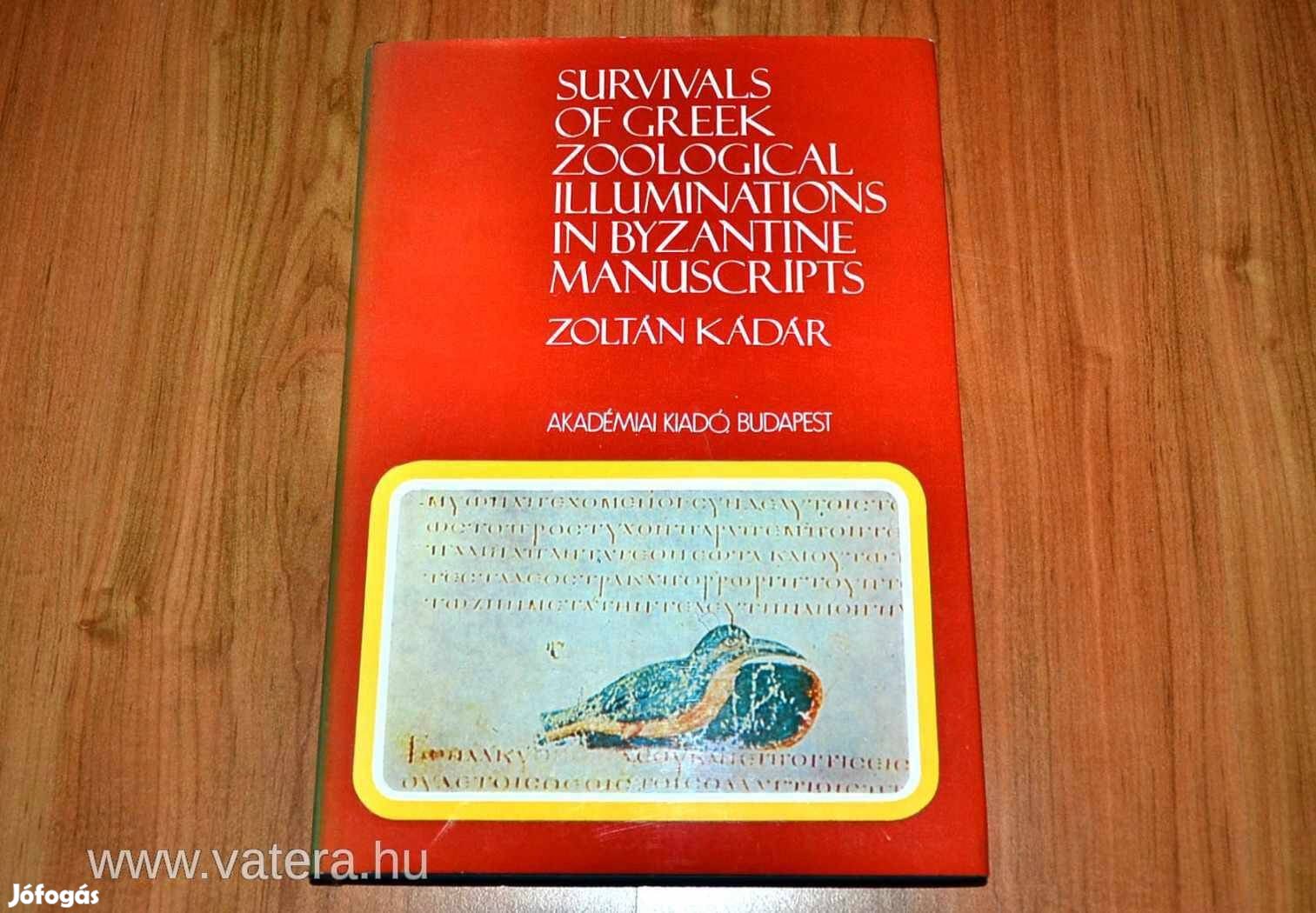 Kódex Survivals of Greek zoological illuminations- hasonmás fakszimile
