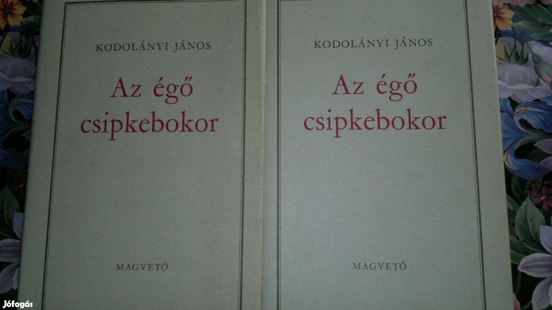 Kodolányi János Az égő csipkebokor I-II
