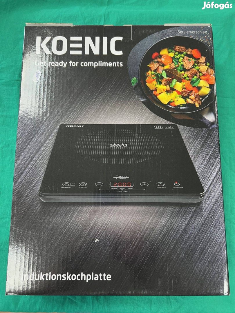 Koenic KIP 201025 hordozható indukciós főzőlap