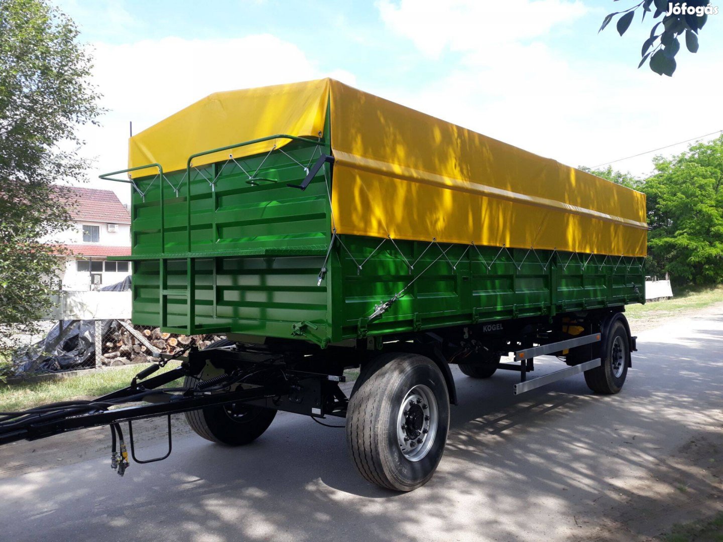 Kögel billenős pótkocsi 18 tonnás eladó