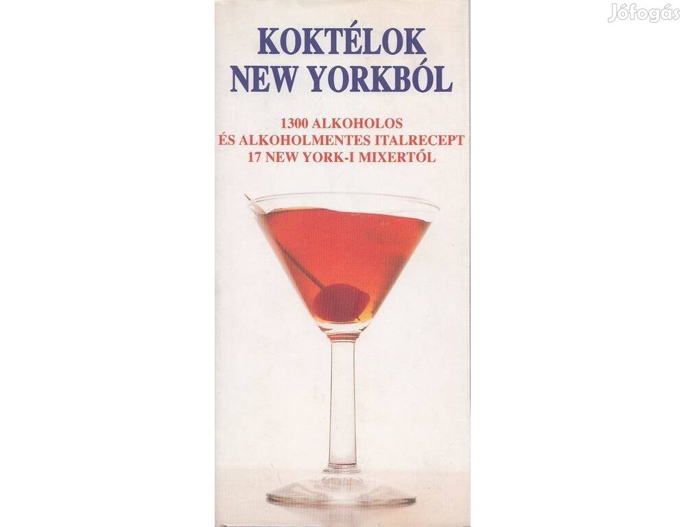 Koktélok New Yorkból, Koktélos könyv, új